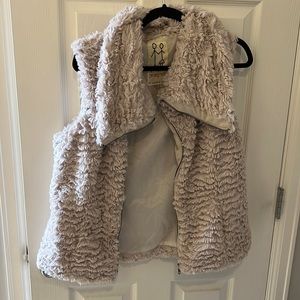 Fun Fuzzy Vest with Pockets